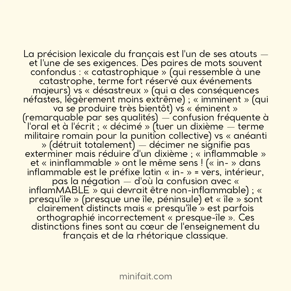 Le mot « catastrophique » est souvent confondu avec « désastreux » alors qu&rsquo;ils ont des nuances